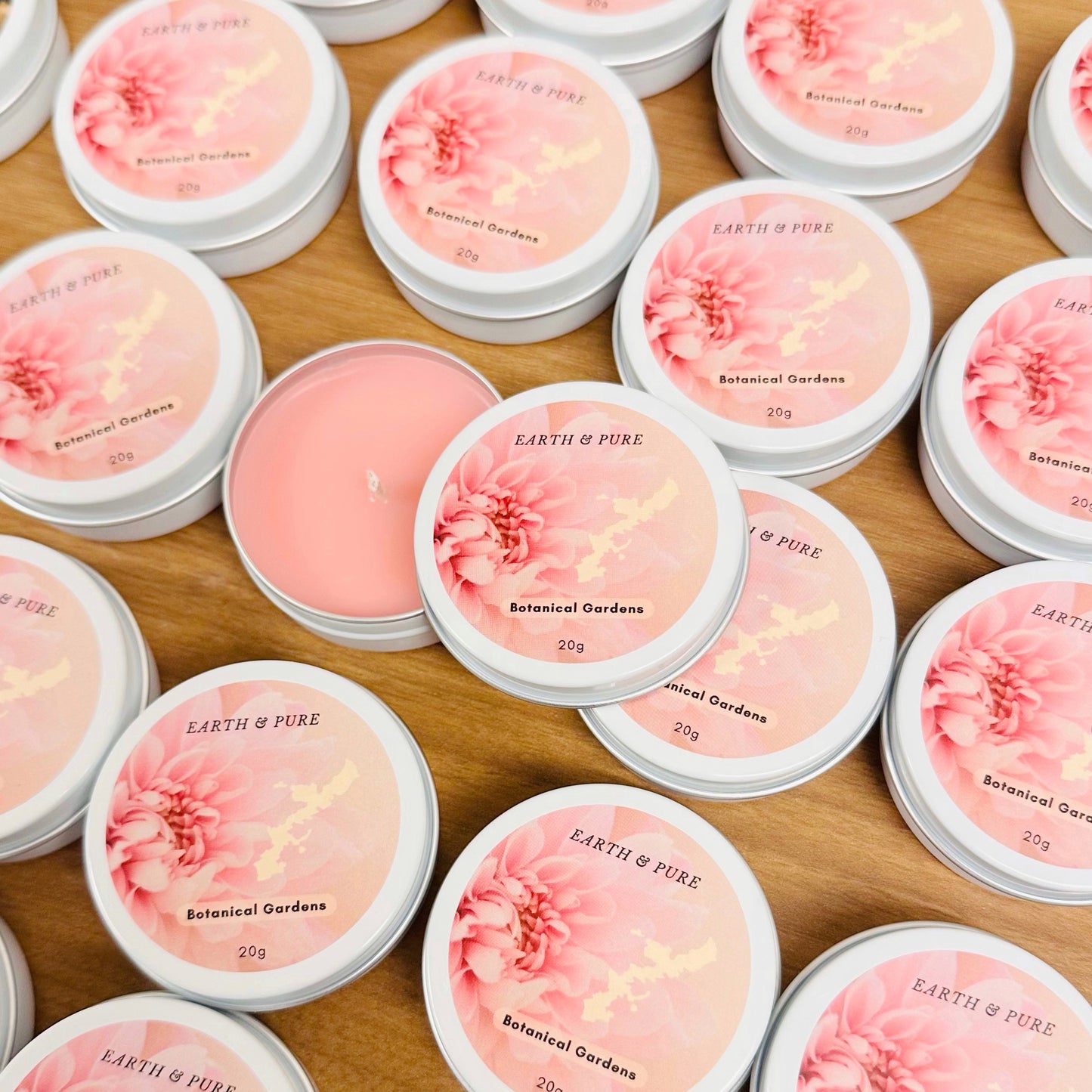 EarthandPure,アースアンドピュア,Botanical,Gardens,Botanical Gardens,ハイビスカス,アイリス,青葉,グリーン,ムスク,フレグランスキャンドル,アロマキャンドル,香り,ソイキャンドル,無添加,天然素材