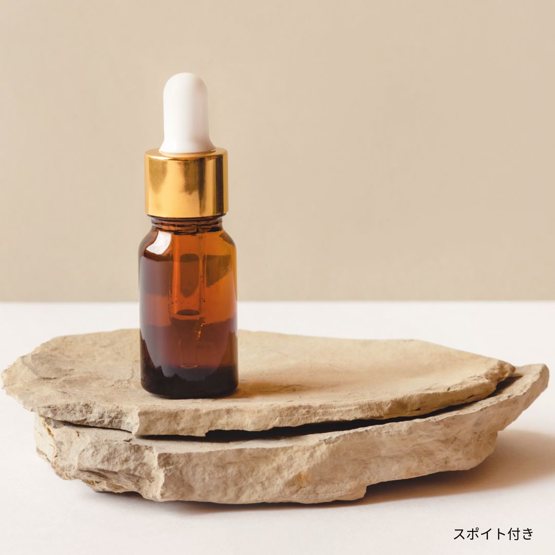 essential oil bottle with syringe