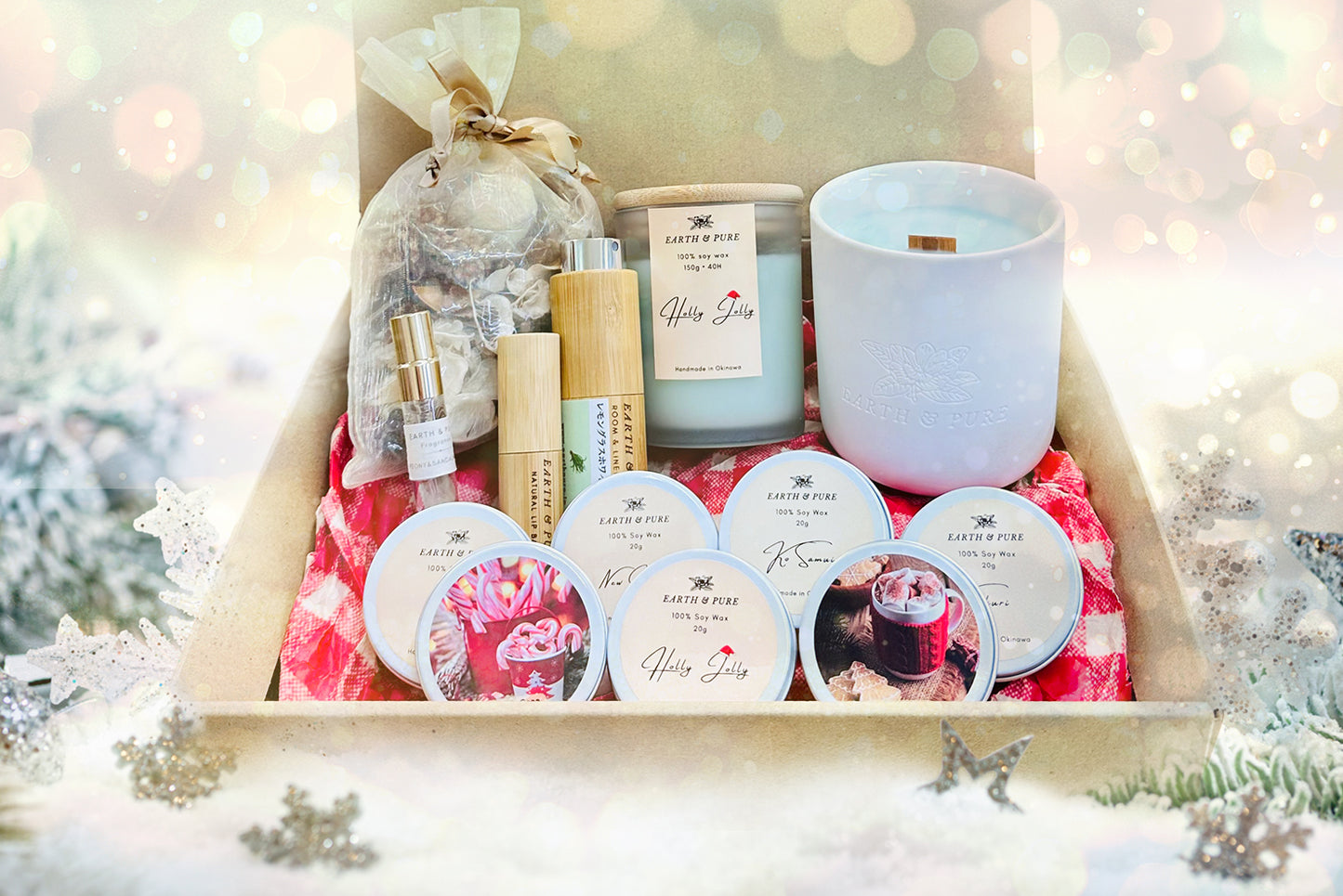 フレグランスキャンドル,クリスマスボックス